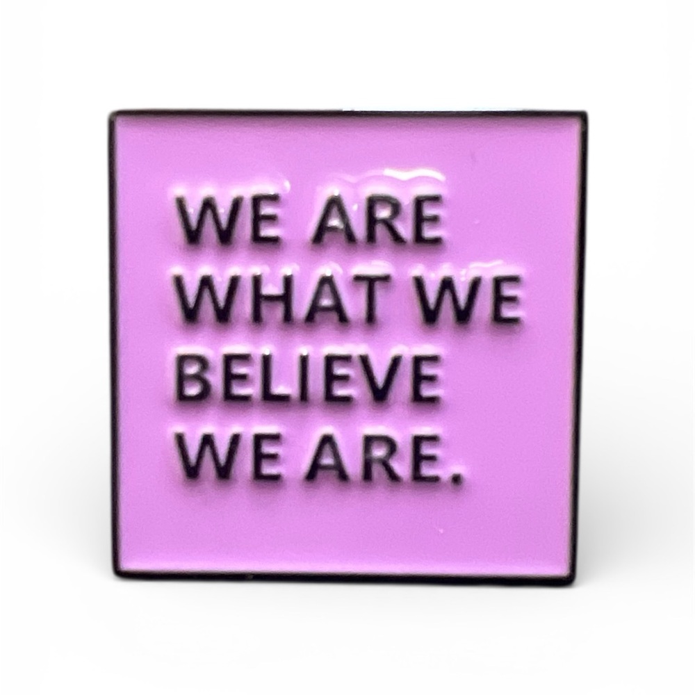 Purple Motivational Enamel Pin
